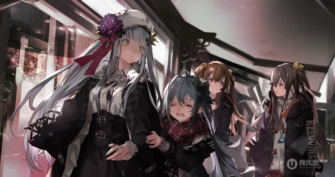 二次元射击类手游《少女前线》超清4K壁纸图片