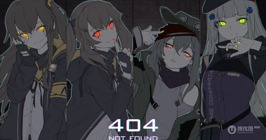 二次元射击类手游《少女前线》超清4K壁纸图片