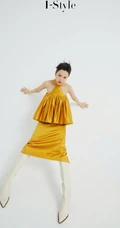 黄一琳气质短发造型搭配各类服饰等时尚Istyle杂志写真