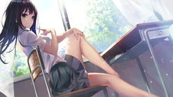 二次少女带你穿越次元，精选二次元美少女动漫桌面壁纸