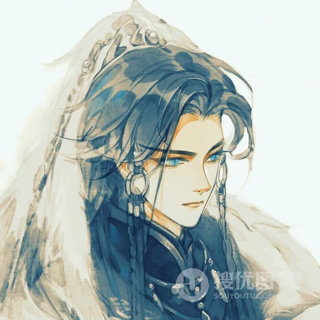 古代唯美的美男子基友专属头像图片