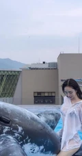 嘴唇很有特色的韩国女生金道妍气质自拍，写真，生活照图集