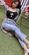 嘴唇很有特色的韩国女生金道妍气质自拍，写真，生活照图集