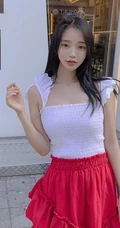 嘴唇很有特色的韩国女生金道妍气质自拍，写真，生活照图集
