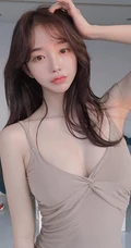 嘴唇很有特色的韩国女生金道妍气质自拍，写真，生活照图集