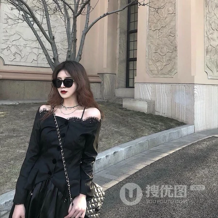 烟熏妆女生，酷酷的霸气女生微信头像图片
