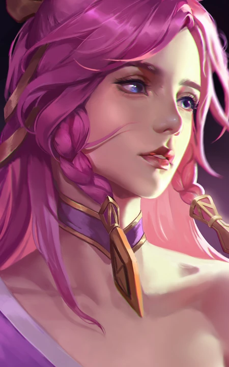 唯美动漫美女人物插画，古风美女插画壁纸图片下载
