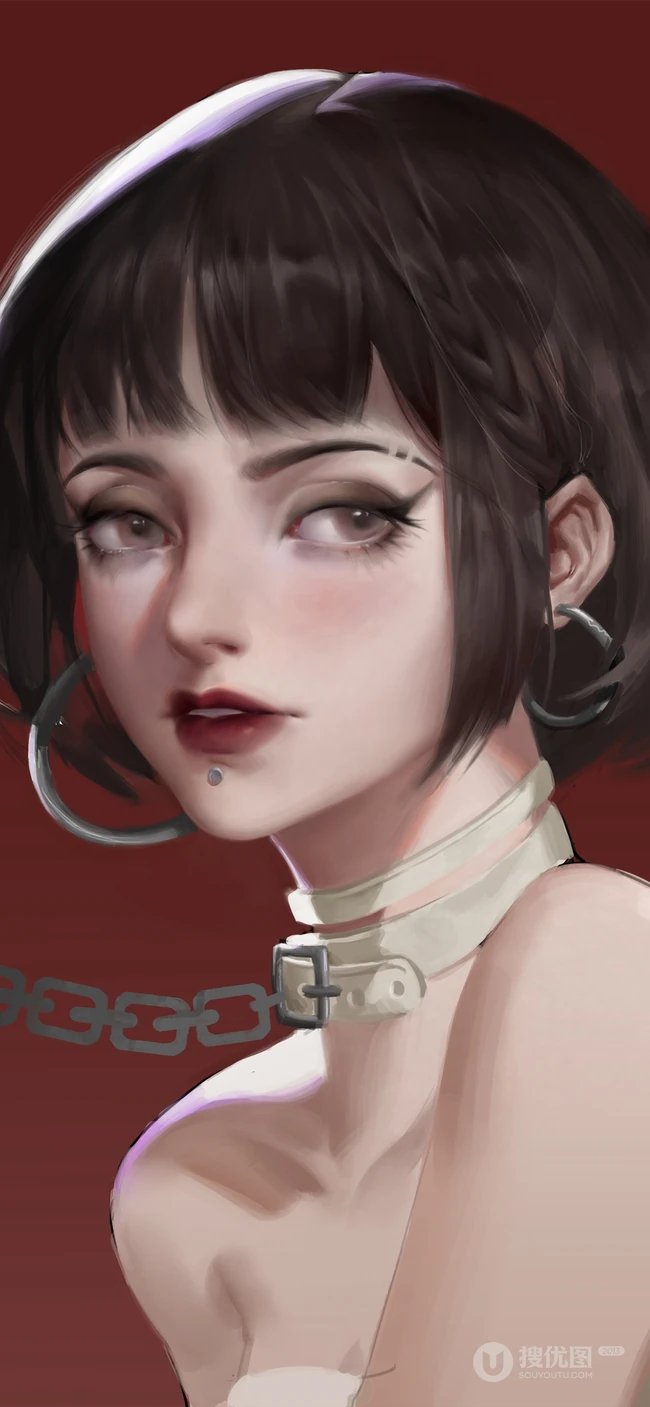 唯美动漫美女人物插画，古风美女插画壁纸图片下载