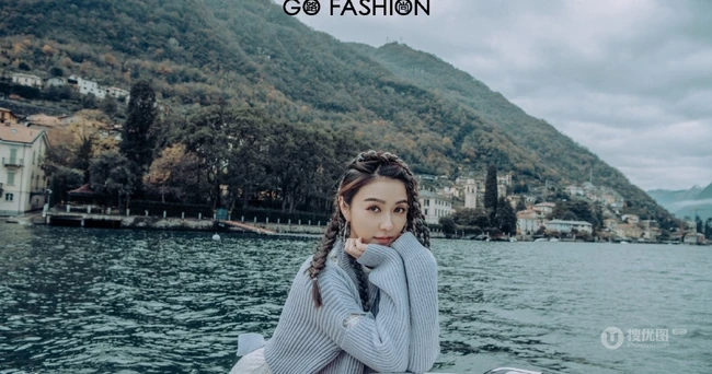 薛凯琪非主流个性造型现身户外街头《GoFashion路尚》杂志写真