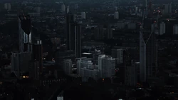 唯美夜间城市航拍，城市夜景灯光壁纸图片