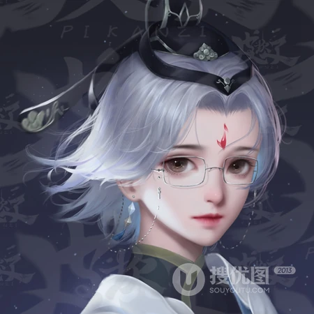 鼠年超唯美的古风女生插画QQ头像