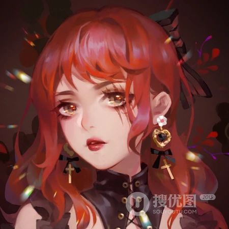 有个性的动漫女生插画头像图片