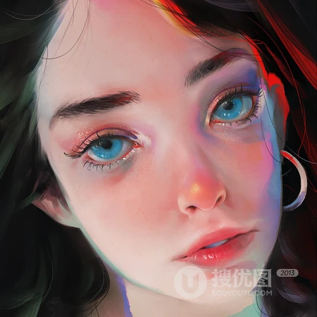 有个性的动漫女生插画头像图片