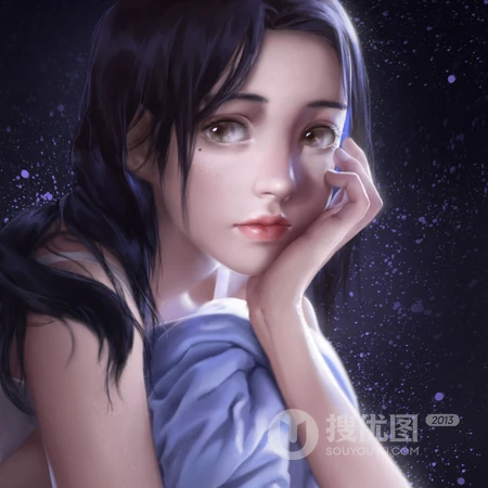 有个性的动漫女生插画头像图片