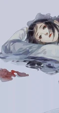 可爱的线条卡通角色叮当猫，古风人物，爱丽丝等手机壁纸