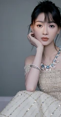 吴谨言亮闪礼裙连衣裙礼服气质时尚出镜写真图片