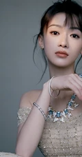 吴谨言亮闪礼裙连衣裙礼服气质时尚出镜写真图片