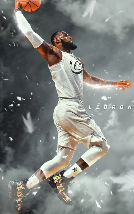 NBA巨星勒布朗&middot;詹姆斯个人手机壁纸