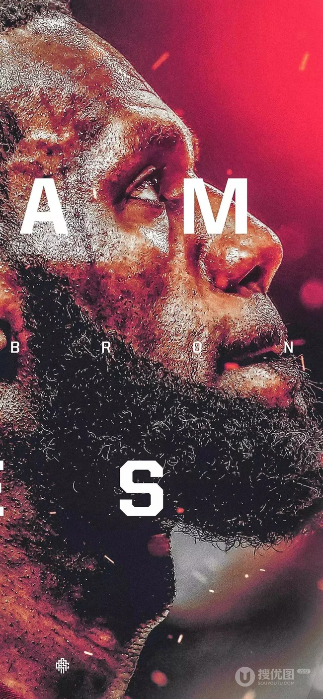 NBA巨星勒布朗&middot;詹姆斯个人手机壁纸
