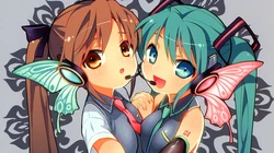 呆萌可爱的动漫人物初音未来形象高清壁纸