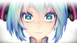 呆萌可爱的动漫人物初音未来形象高清壁纸