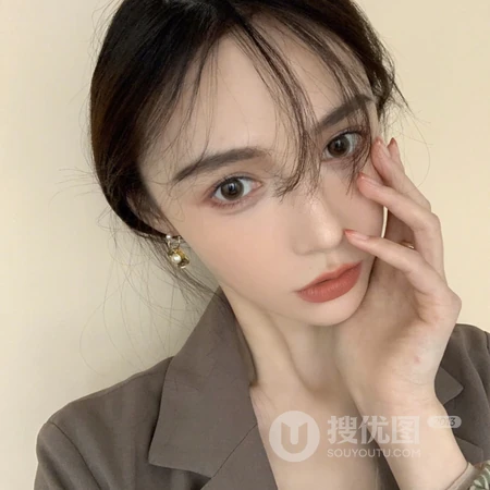 气质的美妆女生长发社会范女生头像图片