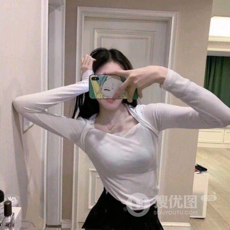 带兔耳朵的可爱少女，清纯的长发女生头像图片推荐