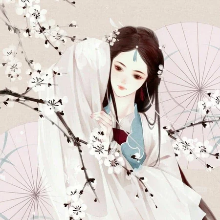 古风女生，唯美的古代女生手绘头像图片