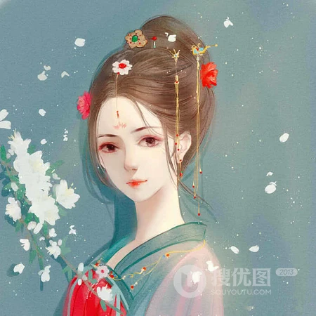 古风女生，唯美的古代女生手绘头像图片