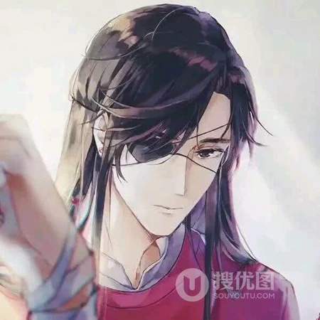 个性的古代男生形象油墨风格头像图片