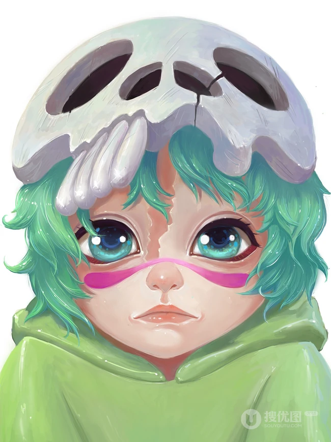 《死神》角色妮莉艾露&middot;杜&middot;欧德修凡克高清插画图片