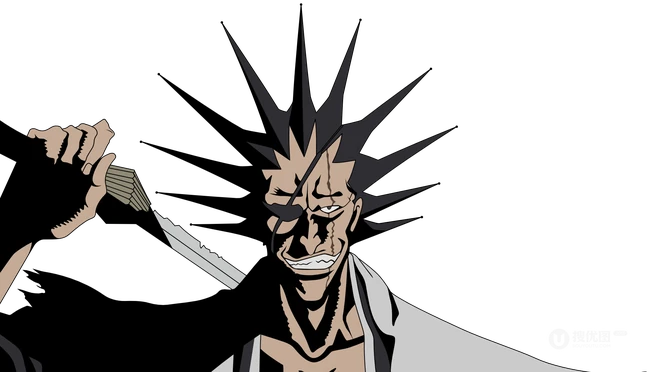 日漫《死神》吊炸天发型的人物更木剑八图片