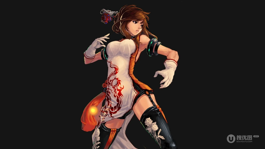 韩国游戏《剑灵》唯美游戏人物原画壁纸图片