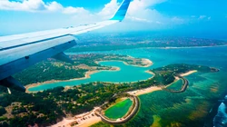 唯美的海边城市旅游圣地电脑壁纸