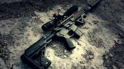 AR-15突击步枪高清壁纸