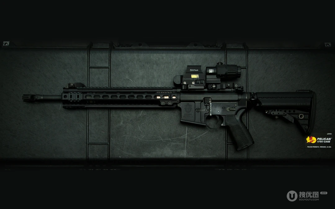 AR-15突击步枪高清壁纸