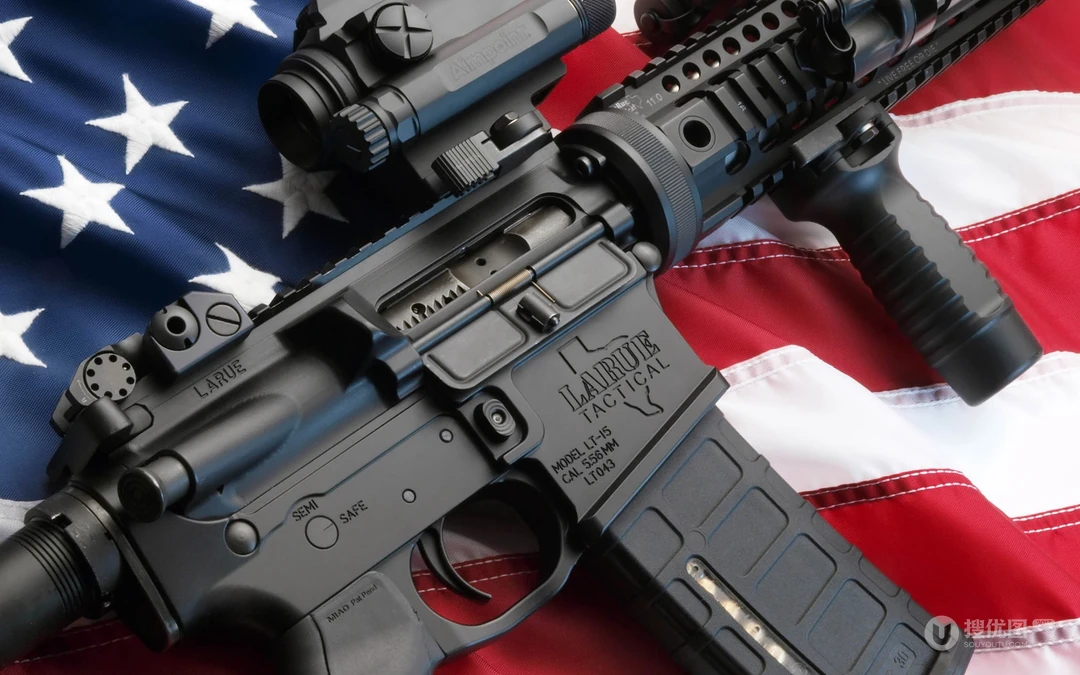 AR-15突击步枪高清壁纸