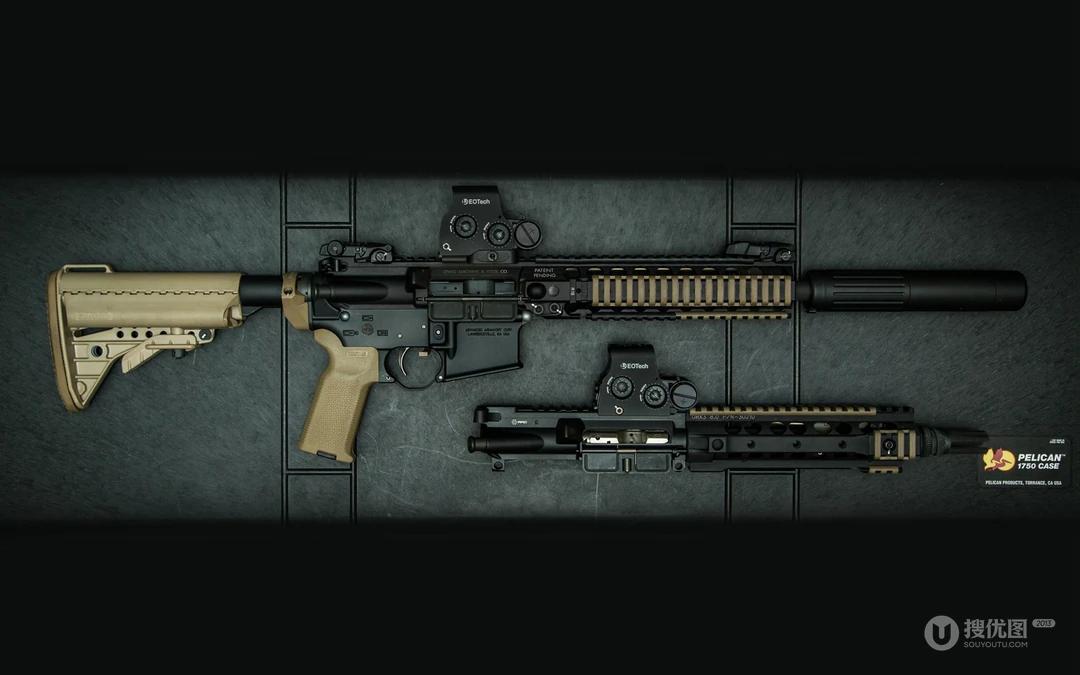 AR-15突击步枪高清壁纸