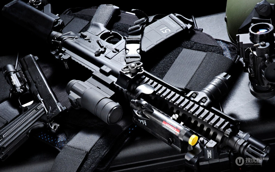 AR-15突击步枪高清壁纸