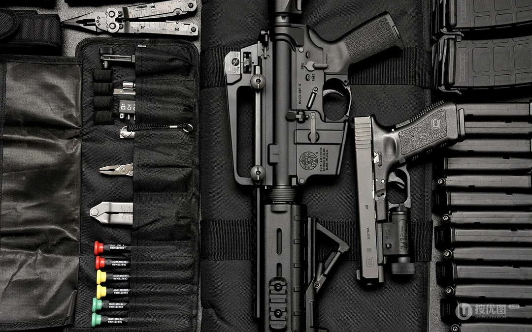 AR-15突击步枪高清壁纸