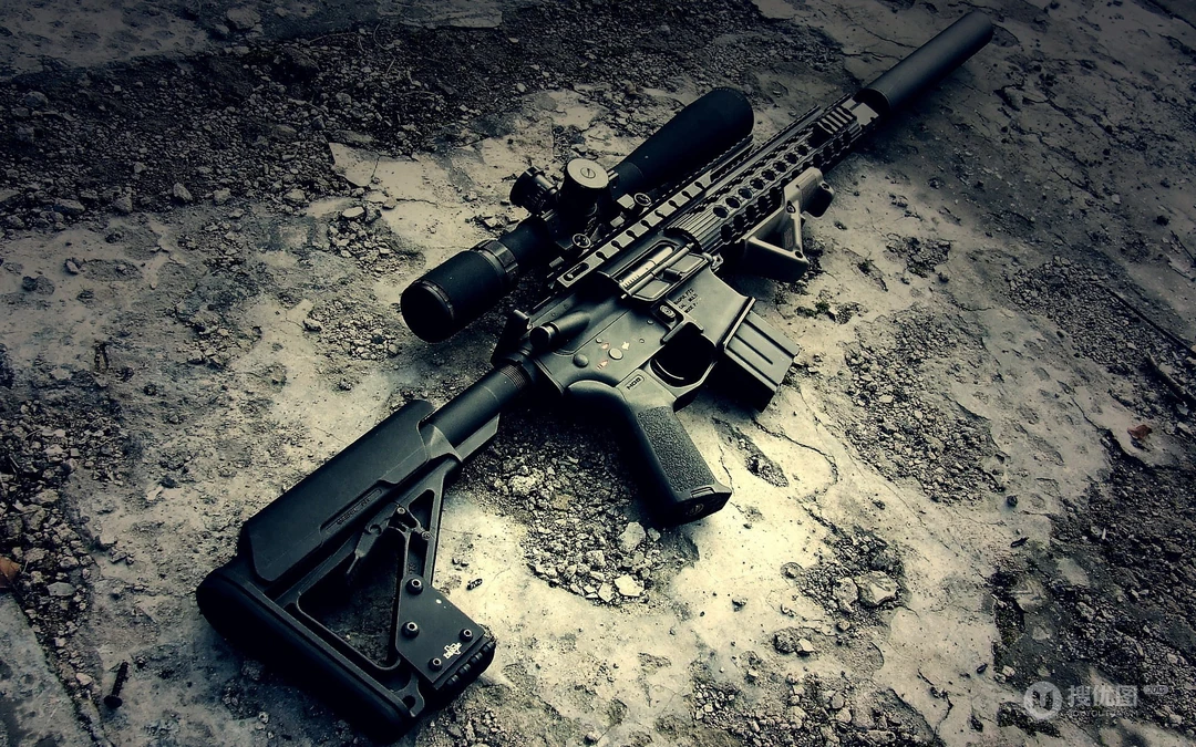 AR-15突击步枪高清壁纸
