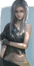 wlop游戏CG里的女生插画作品鉴赏