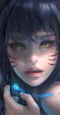 wlop游戏CG里的女生插画作品鉴赏