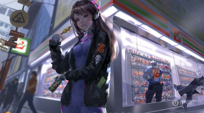 wlop游戏CG里的女生插画作品鉴赏