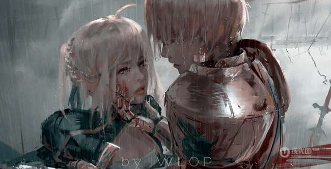 wlop游戏CG里的女生插画作品鉴赏
