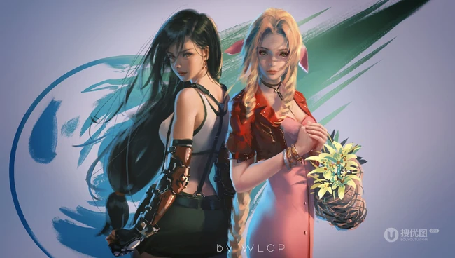 wlop游戏CG里的女生插画作品鉴赏