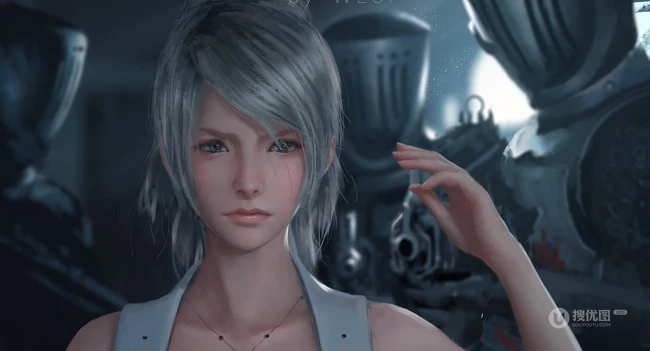 wlop游戏CG里的女生插画作品鉴赏