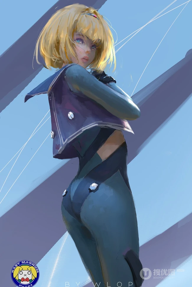wlop游戏CG里的女生插画作品鉴赏