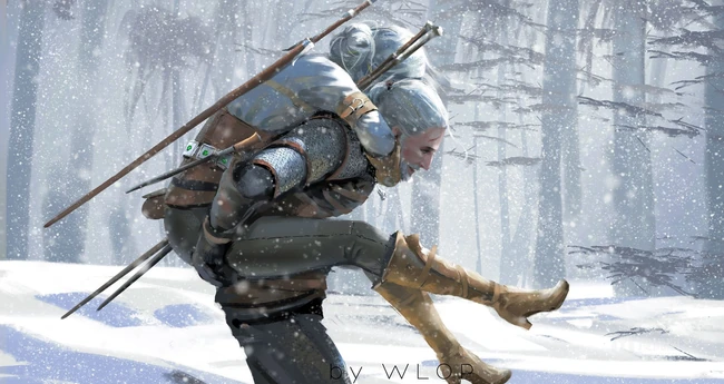 wlop游戏CG里的女生插画作品鉴赏