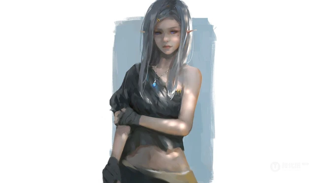 wlop游戏CG里的女生插画作品鉴赏